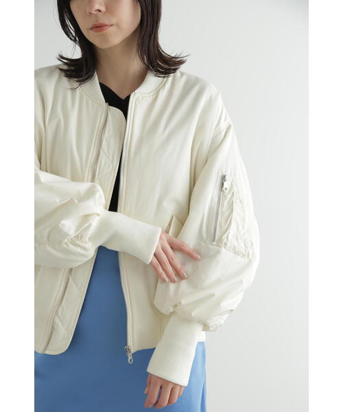 JILL STUART(ジルスチュアート)の「◆オーバーシルエットMA-1(MA-1・レディース・ホワイト/グレー・SMALL/MEDIUM)」の22枚目の写真