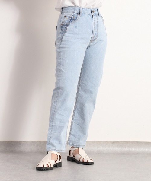 cepo（セポ）の「オーガニックデニムアンクルストレート（デニムパンツ・レディース・ブルー系1/ブルー系3/ブルー系5/オフホワイト/ブルー系4/ブルー系2/ワンウォッシュ・S/M/L）」の7枚目の写真