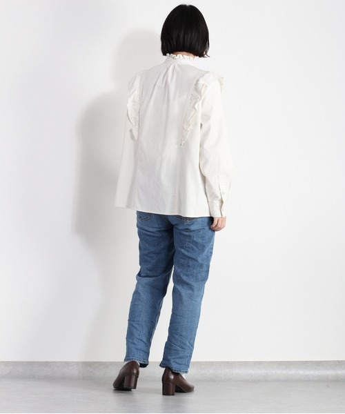 cepo（セポ）の「オーガニックデニムアンクルストレート（デニムパンツ・レディース・ブルー系1/ブルー系3/ブルー系5/オフホワイト/ブルー系4/ブルー系2/ワンウォッシュ・S/M/L）」の15枚目の写真