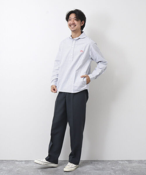 DANTON(ダントン)の「【DANTON/ダントン】ROUND COLLAR P.O SHIRT L/S TRD 丸襟シャツ(シャツ/ブラウス・メンズ・ブルー系その他/グレー系その他・42/38/40/44)」の7枚目の写真