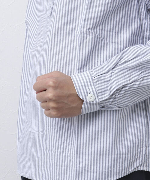 DANTON(ダントン)の「【DANTON/ダントン】ROUND COLLAR P.O SHIRT L/S TRD 丸襟シャツ(シャツ/ブラウス・メンズ・ブルー系その他/グレー系その他・42/38/40/44)」の12枚目の写真