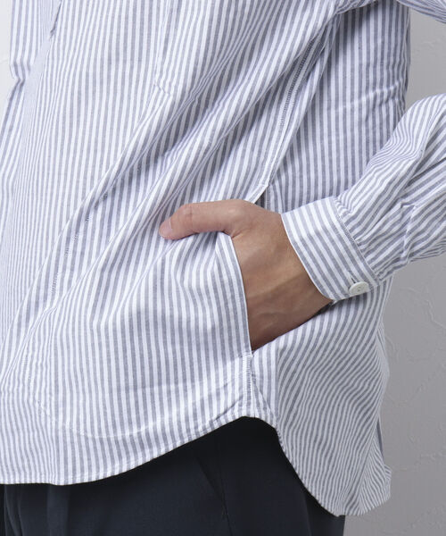 DANTON(ダントン)の「【DANTON/ダントン】ROUND COLLAR P.O SHIRT L/S TRD 丸襟シャツ(シャツ/ブラウス・メンズ・ブルー系その他/グレー系その他・42/38/40/44)」の13枚目の写真