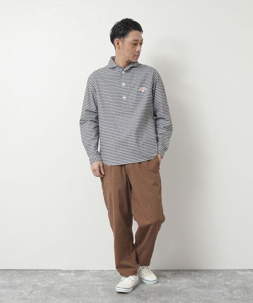 DANTON(ダントン)の「【DANTON/ダントン】ROUND COLLAR P.O SHIRT L/S TRD 丸襟シャツ(シャツ/ブラウス・メンズ・ブルー系その他/グレー系その他・42/38/40/44)」の22枚目の写真