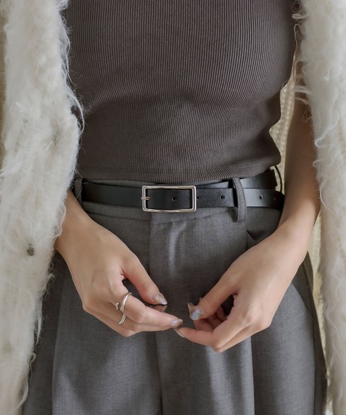 mystic（ミスティック）の「レザーベルト（ベルト・レディース・ブラウン/ブラック・ONE SIZE）」の11枚目の写真