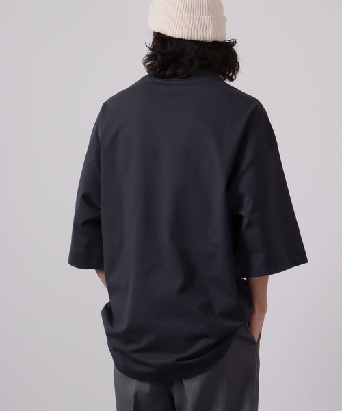 Sunny Smith（サニースミス）の「Sunnysmith 11.6ウルトラヘビーオンス Heavy Smith School Logo SS 半袖Tシャツ（Tシャツ/カットソー・メンズ・ネイビー/レッド/オフホワイト/チャコール・F）」の9枚目の写真