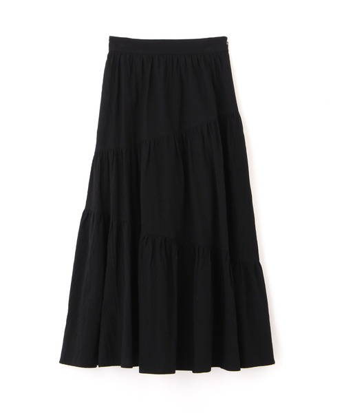 FREE'S MART（フリーズマート）の「◆アシメランダムティアードスカート（スカート・レディース・オレンジ/ホワイト/ブラック・SMALL/MEDIUM）」の3枚目の写真