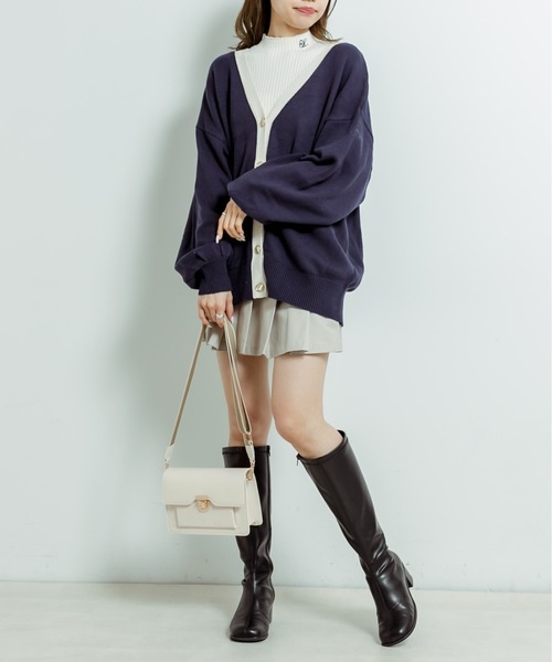 OLIVE des OLIVE（オリーブデオリーブ）の「ラインベルトショルダー（ショルダーバッグ・レディース・ブラウン/アイボリー/サックスブルー・FREE）」の19枚目の写真