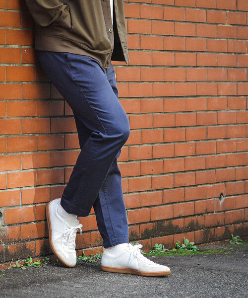 BEAMS（ビームス）の「BEAMS / カラー スキーム アンクル  チノパンツ（チノパンツ・メンズ・オリーブ/チャコールグレー/ベージュ/ネイビー・S/XL/M/L）」の4枚目の写真