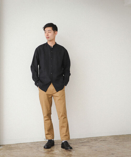 BEAMS（ビームス）の「BEAMS / カラー スキーム アンクル  チノパンツ（チノパンツ・メンズ・オリーブ/チャコールグレー/ベージュ/ネイビー・S/XL/M/L）」の9枚目の写真