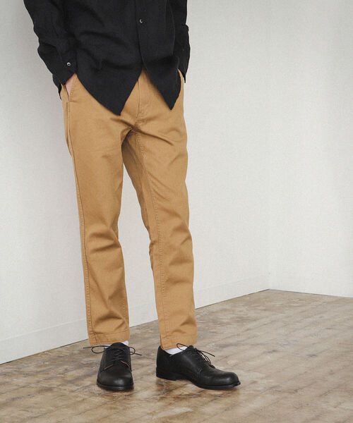 BEAMS（ビームス）の「BEAMS / カラー スキーム アンクル  チノパンツ（チノパンツ・メンズ・オリーブ/チャコールグレー/ベージュ/ネイビー・S/XL/M/L）」の10枚目の写真