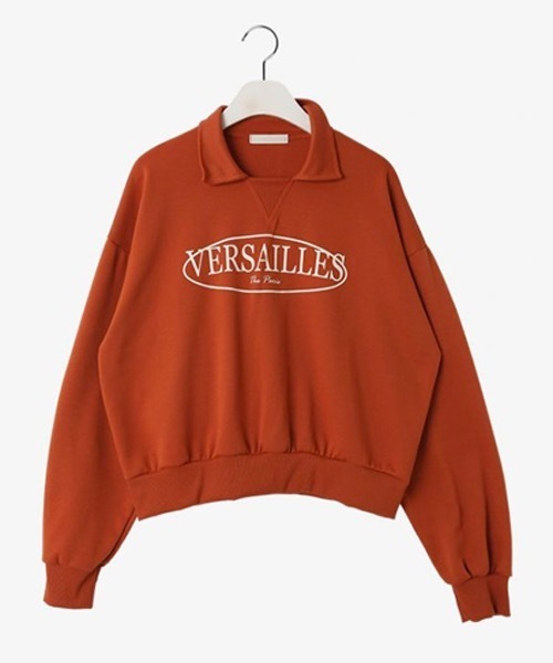 SONA（ソナ）の「SONA 英文プリントカラーネックトレーナー（スウェット・レディース・オレンジ/オートミール・FREE）」の18枚目の写真