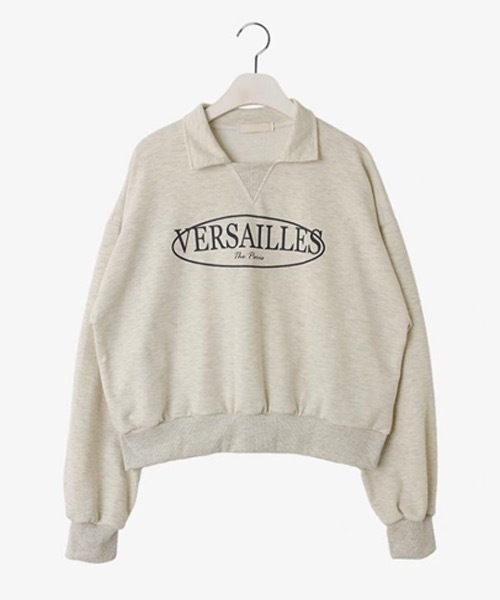 SONA（ソナ）の「SONA 英文プリントカラーネックトレーナー（スウェット・レディース・オレンジ/オートミール・FREE）」の16枚目の写真