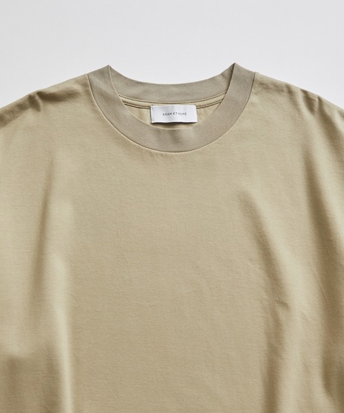 【Albini/アルビニ】オーガニック ポンチ ドロップショルダー ビッグ Tシャツ ADAM ET ROPE'（アダムエロペ）の「【Albini/アルビニ
