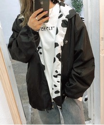 リバーシブルシャカシャカブルゾン