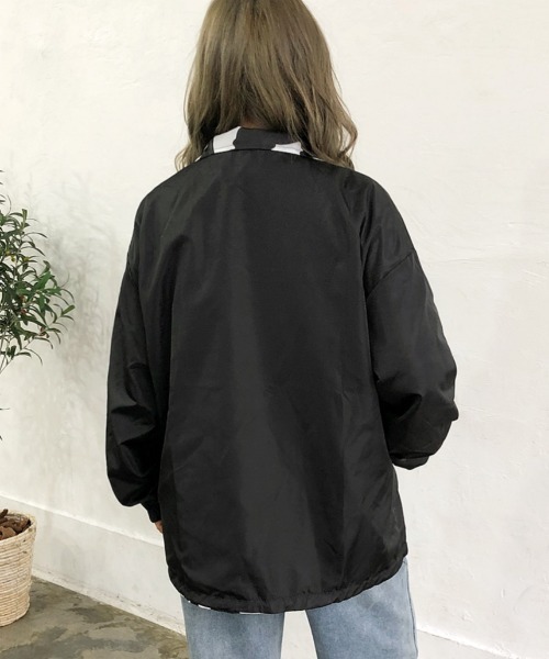 SHEENA(シーナ)の「リバーシブルシャカシャカブルゾン(テーラードジャケット・レディース・ブラック・M)」の6枚目の写真