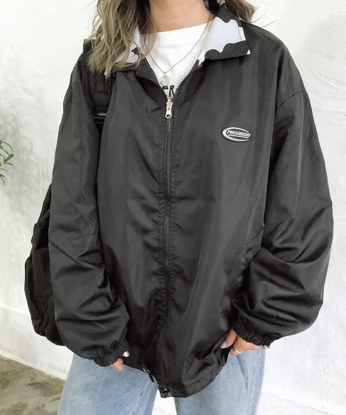 SHEENA(シーナ)の「リバーシブルシャカシャカブルゾン(テーラードジャケット・レディース・ブラック・M)」の5枚目の写真