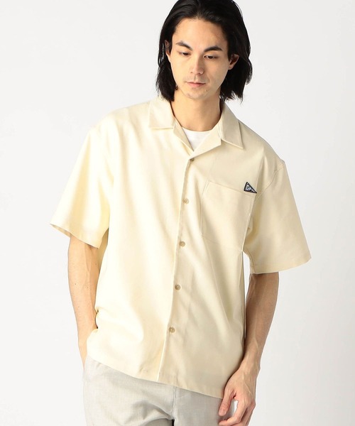 Grand PARK（グランドパーク）の「ドライタッチストレッチオープンカラーシャツ（シャツ/ブラウス・メンズ・ブラック/ホワイト/ベージュ系その他/グレー系その他・LARGE/MEDIUM/X-LARGE）」の2枚目の写真