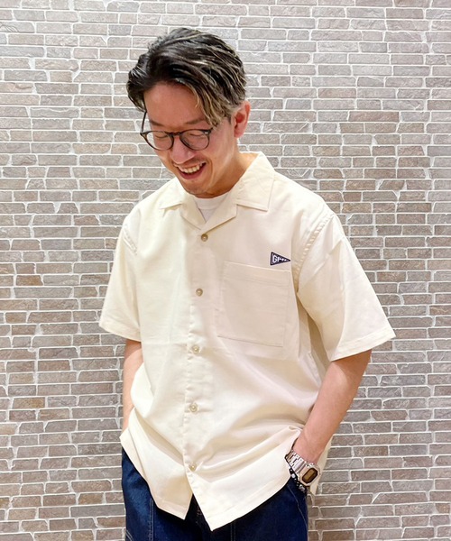 Grand PARK（グランドパーク）の「ドライタッチストレッチオープンカラーシャツ（シャツ/ブラウス・メンズ・ブラック/ホワイト/ベージュ系その他/グレー系その他・LARGE/MEDIUM/X-LARGE）」の18枚目の写真