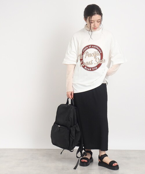 SHOO・LA・RUE(シューラルー)の「◆【撥水】12ポケットファンクションリュック【ワンタッチ着脱】(バックパック/リュック・レディース・ブラック系3/ブラック・00)」の19枚目の写真