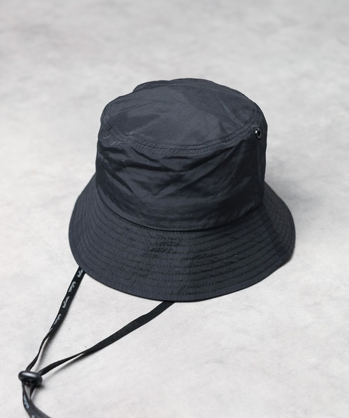 WILD THINGS（ワイルドシングス）の「【WILD THINGS】　SUPPLEX NYLON HAT（ハット・レディース・ブラック/ベージュ/ブルー/グリーン・FREE）」の2枚目の写真