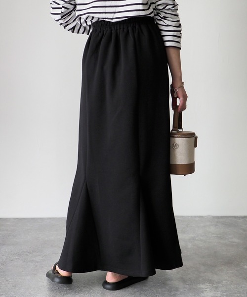 Riberry（リベリー）の「ダンボールマーメイドスカート（スカート・レディース・ブラック/アイボリー・FREE）」の3枚目の写真