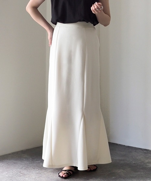 Riberry（リベリー）の「ダンボールマーメイドスカート（スカート・レディース・ブラック/アイボリー・FREE）」の7枚目の写真