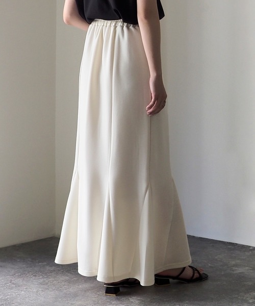 Riberry（リベリー）の「ダンボールマーメイドスカート（スカート・レディース・ブラック/アイボリー・FREE）」の9枚目の写真