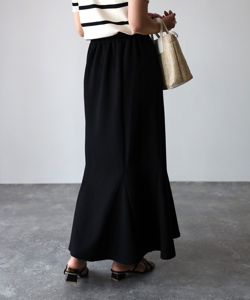 Riberry（リベリー）の「ダンボールマーメイドスカート（スカート・レディース・ブラック/アイボリー・FREE）」の11枚目の写真