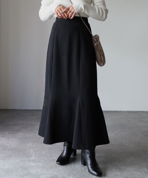 Riberry（リベリー）の「ダンボールマーメイドスカート（スカート・レディース・ブラック/アイボリー・FREE）」の21枚目の写真