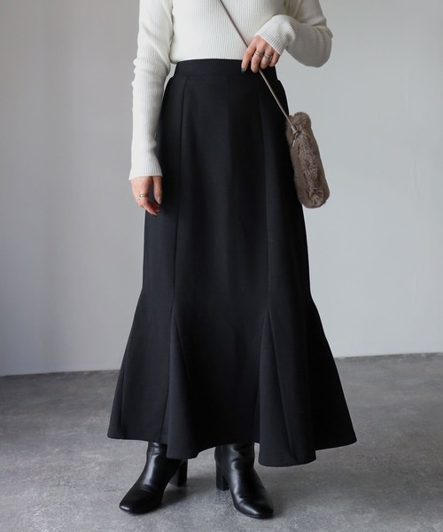 Riberry（リベリー）の「ダンボールマーメイドスカート（スカート・レディース・ブラック/アイボリー・FREE）」の22枚目の写真