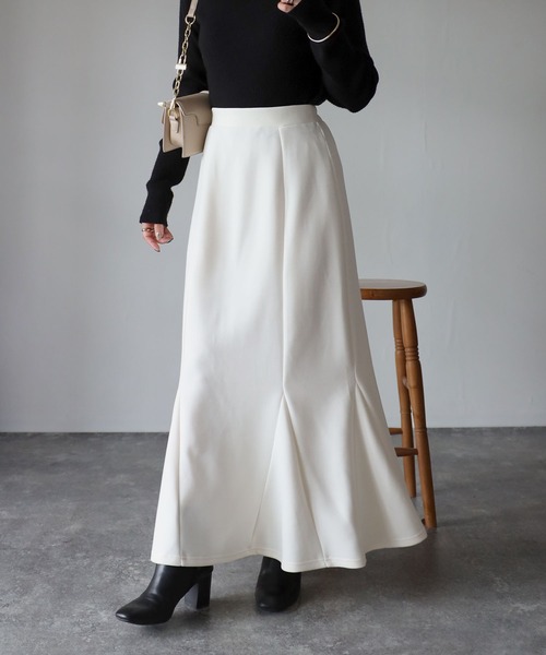 Riberry（リベリー）の「ダンボールマーメイドスカート（スカート・レディース・ブラック/アイボリー・FREE）」の19枚目の写真