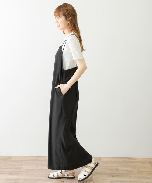 URBAN RESEARCH Sonny Label（アーバンリサーチサニーレーベル）の「ジャガードメローカットTシャツ（Tシャツ/カットソー・レディース・ブラック/オフホワイト/グリーン系その他/ブラウン・FREE）」の11枚目の写真