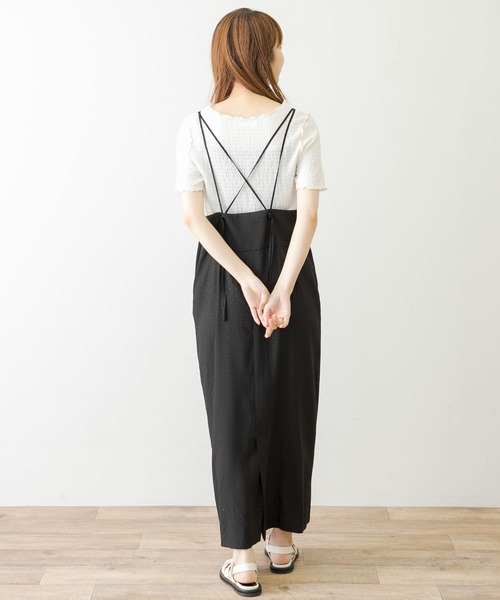 URBAN RESEARCH Sonny Label（アーバンリサーチサニーレーベル）の「ジャガードメローカットTシャツ（Tシャツ/カットソー・レディース・ブラック/オフホワイト/グリーン系その他/ブラウン・FREE）」の12枚目の写真