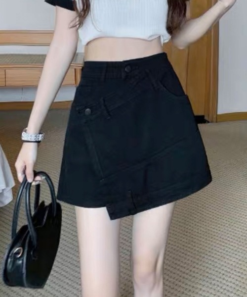 SPIGA(スピーガ)の「ラップデザイン切替ショートパンツ(その他パンツ・レディース・ホワイト/ブラック/ブルー・SMALL/MEDIUM)」の14枚目の写真