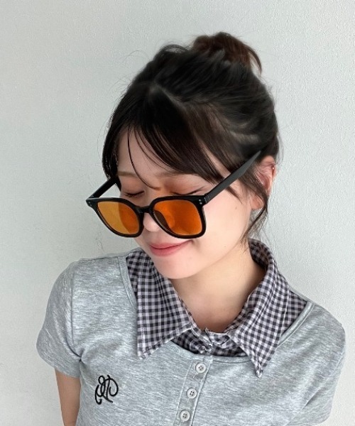 セール】【コーデのワンポイントに大活躍！】UVカット カラーレンズ