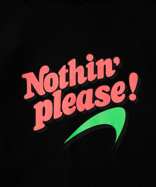 NOTHIN SPECIAL(ナッシンスペシャル)の「NOTHIN' PLEASE HOODIE(パーカー・メンズ・ブラック/グレー・M/XL)」の8枚目の写真