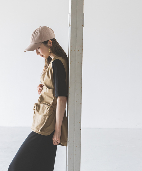 Noble(ノーブル)の「【N.Jam】CAP(キャップ・レディース・ベージュ/グリーン・FREE)」の4枚目の写真