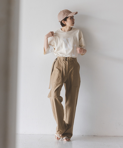 Noble(ノーブル)の「【N.Jam】CAP(キャップ・レディース・ベージュ/グリーン・FREE)」の5枚目の写真