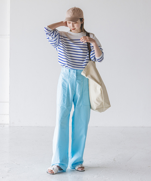 Noble(ノーブル)の「【N.Jam】CAP(キャップ・レディース・ベージュ/グリーン・FREE)」の7枚目の写真