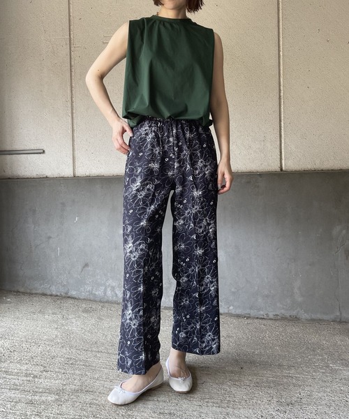 OWLSPALE(オールズペール)の「シルケット天竺ノースリーブ(Tシャツ/カットソー・レディース・ブラック/グリーン/ホワイト・FREE)」の16枚目の写真