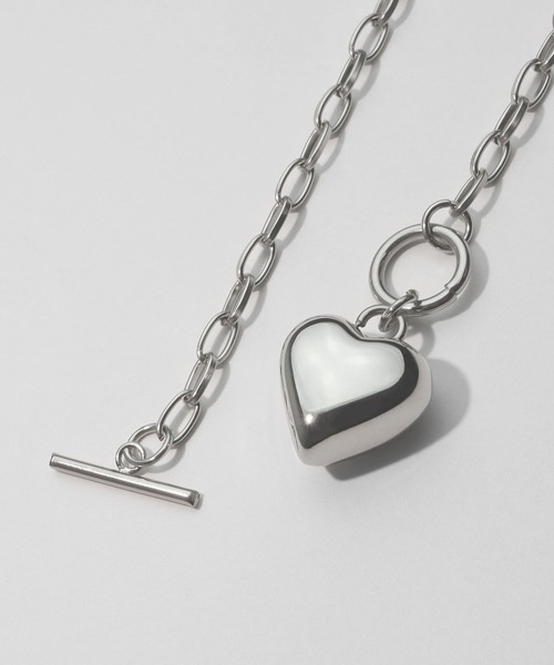 blackdia ocean（ブラックダイヤオーシャン）の「blackdia ocean ハートマンテルネックレス（ネックレス・レディース・シルバー・FREE）」の2枚目の写真