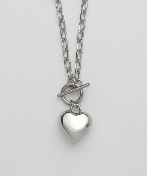blackdia ocean（ブラックダイヤオーシャン）の「blackdia ocean ハートマンテルネックレス（ネックレス・レディース・シルバー・FREE）」の9枚目の写真