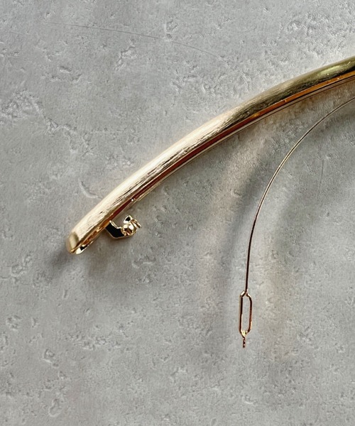 iso（イソ）の「トゥイッグスティックマットバレッタ（バレッタ/ヘアクリップ・レディース・シルバー/ゴールド・FREE）」の17枚目の写真