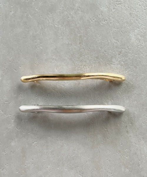 iso（イソ）の「トゥイッグスティックマットバレッタ（バレッタ/ヘアクリップ・レディース・シルバー/ゴールド・FREE）」の18枚目の写真