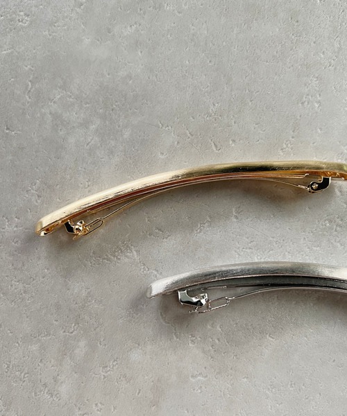 iso（イソ）の「トゥイッグスティックマットバレッタ（バレッタ/ヘアクリップ・レディース・シルバー/ゴールド・FREE）」の19枚目の写真