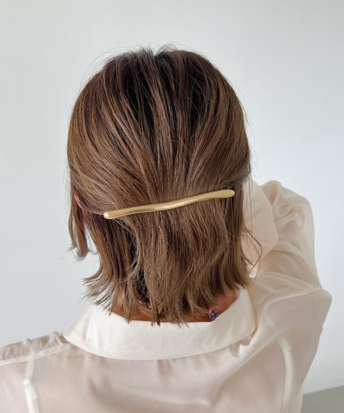 iso（イソ）の「トゥイッグスティックマットバレッタ（バレッタ/ヘアクリップ・レディース・シルバー/ゴールド・FREE）」の12枚目の写真