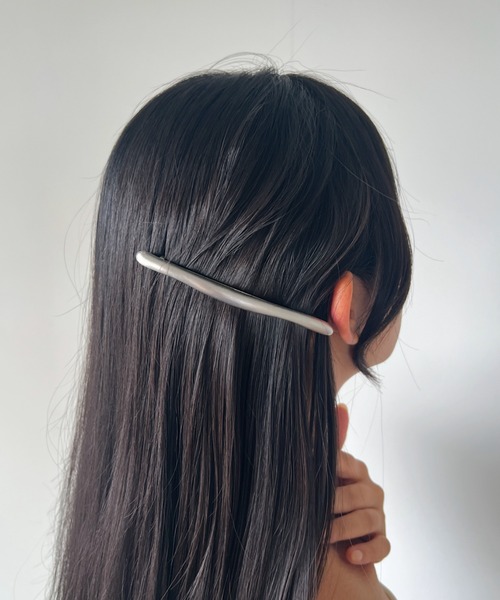 iso（イソ）の「トゥイッグスティックマットバレッタ（バレッタ/ヘアクリップ・レディース・シルバー/ゴールド・FREE）」の22枚目の写真