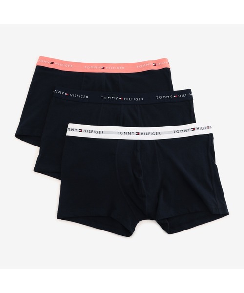 TOMMY HILFIGER（トミーヒルフィガー）の「ウエストバンドトランクス3P（トランクス・メンズ・マルチ/ダークグレー/その他・LARGE/MEDIUM）」の3枚目の写真