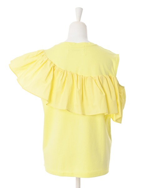 Narcissus（ナルシス）の「【Narcissus】ワンショルフリルタンク（タンクトップ・レディース・ブラック/イエロー・FREE）」の12枚目の写真