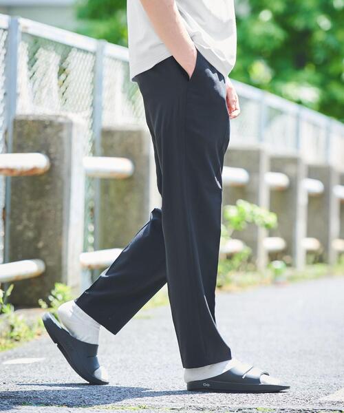 green label relaxing（グリーンレーベルリラクシング）の「ポリエステル エコ オルマイ イージーパンツ -ウォッシャブル・ストレッチ・防シワ-（その他パンツ・メンズ・ブラック/ベージュ/オレンジ/ダークグリーン・S/XL/M/L）」の8枚目の写真